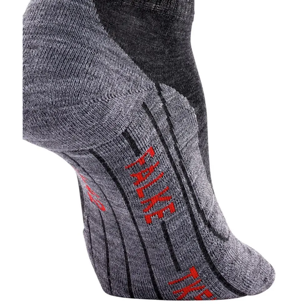 Chaussettes Falke Tk5 Short Women Asphalt Melange