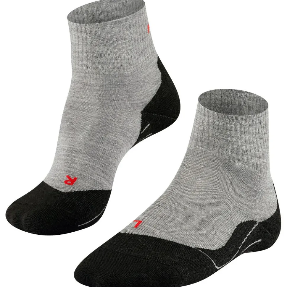 Chaussettes Falke Tk5 Short Light Grey