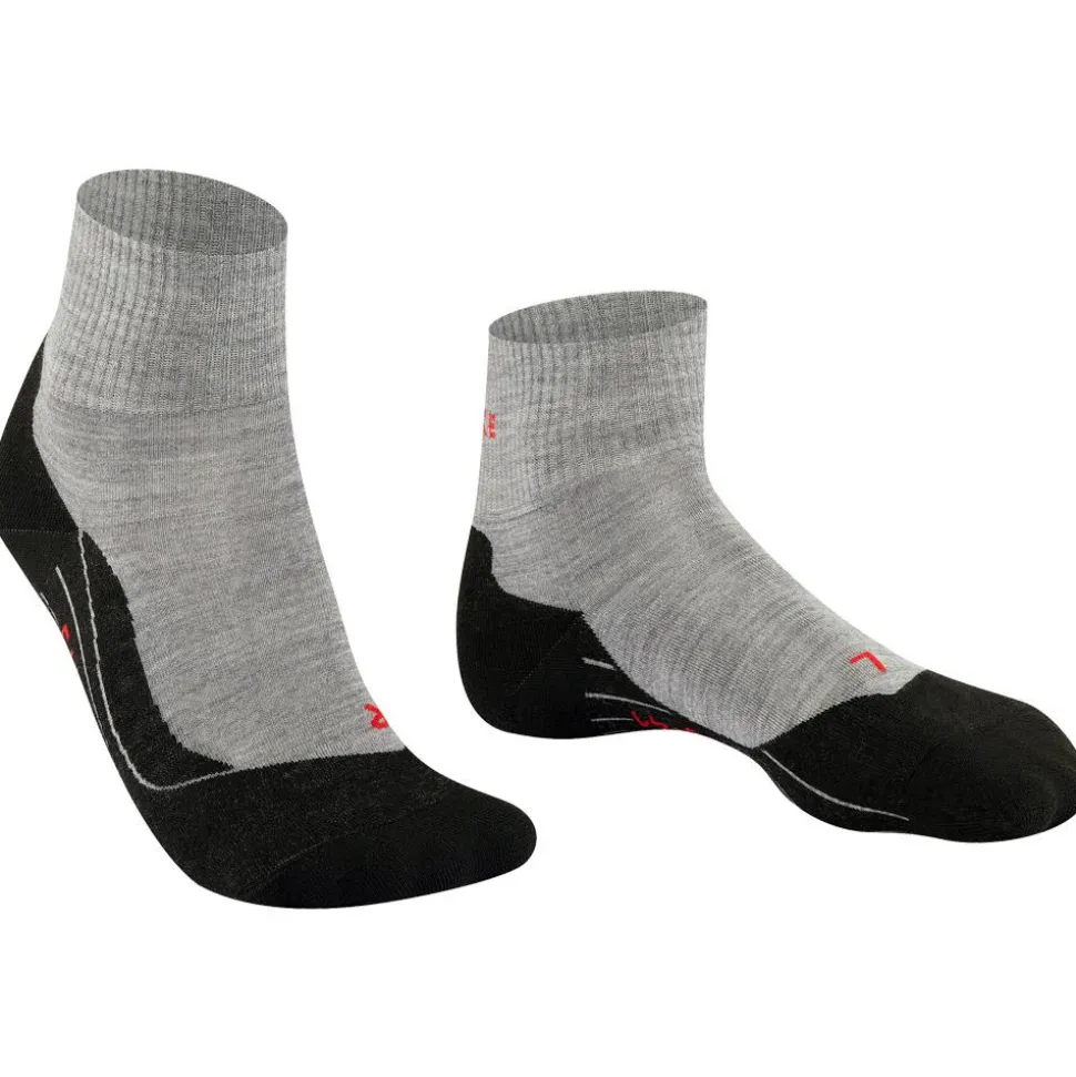 Chaussettes Falke Tk5 Short Light Grey