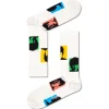 Chaussettes Happy Socks Beatles Silhouettes Blanc