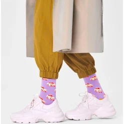 Chaussettes Happy Socks Car Lilas