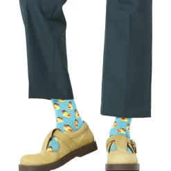 Chaussettes Happy Socks Crew Socks Rubber Duck Light Blue