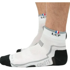 Chaussettes La Chaussette de France Coyote Mid Blanc