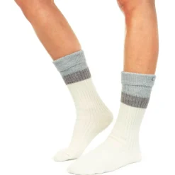 Chaussettes La Chaussette de France Isba Ecru