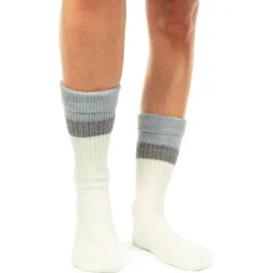 Chaussettes La Chaussette de France Isba Ecru