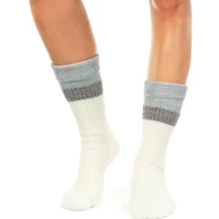 Chaussettes La Chaussette de France Isba Ecru