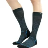 Chaussettes La Chaussette de France Glaciers Gris Bleu