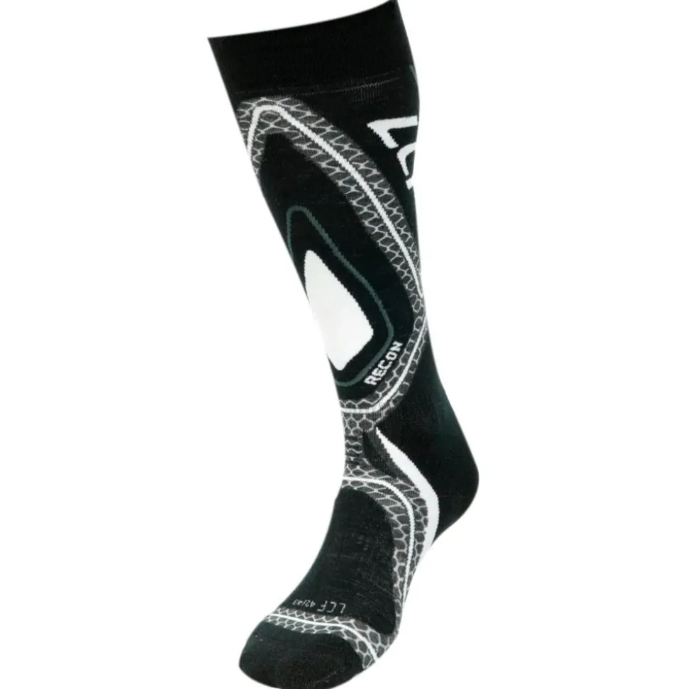Chaussettes La Chaussette de France Recon Blanc Noir