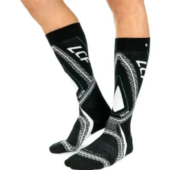 Chaussettes La Chaussette de France Recon Blanc Noir
