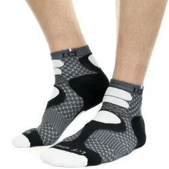 Chaussettes La Chaussette de France Nepal Gris Blanc