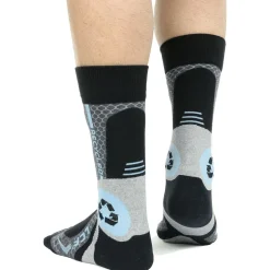 Chaussettes La Chaussette de France Rando Recycled Gris Bleu