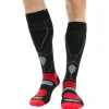 Chaussettes La Chaussette de France Vanoise Noir Rouge