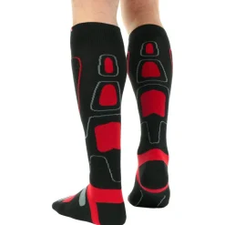 Chaussettes La Chaussette de France Vanoise Noir Rouge