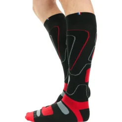 Chaussettes La Chaussette de France Vanoise Noir Rouge