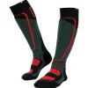 Chaussettes La Chaussette de France Grom's Noir Rouge