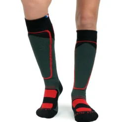 Chaussettes La Chaussette de France Grom's Noir Rouge
