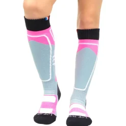 Chaussettes La Chaussette de France Grom's Rose