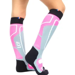 Chaussettes La Chaussette de France Grom's Rose