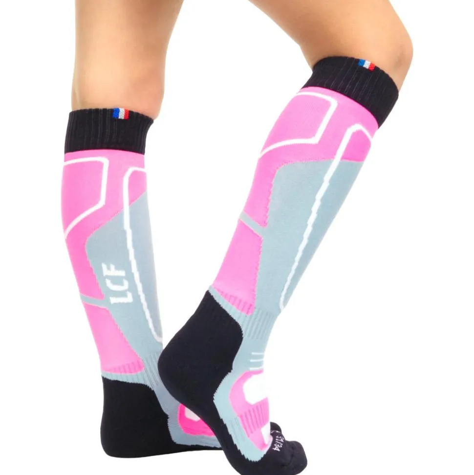 Chaussettes La Chaussette de France Grom's Rose