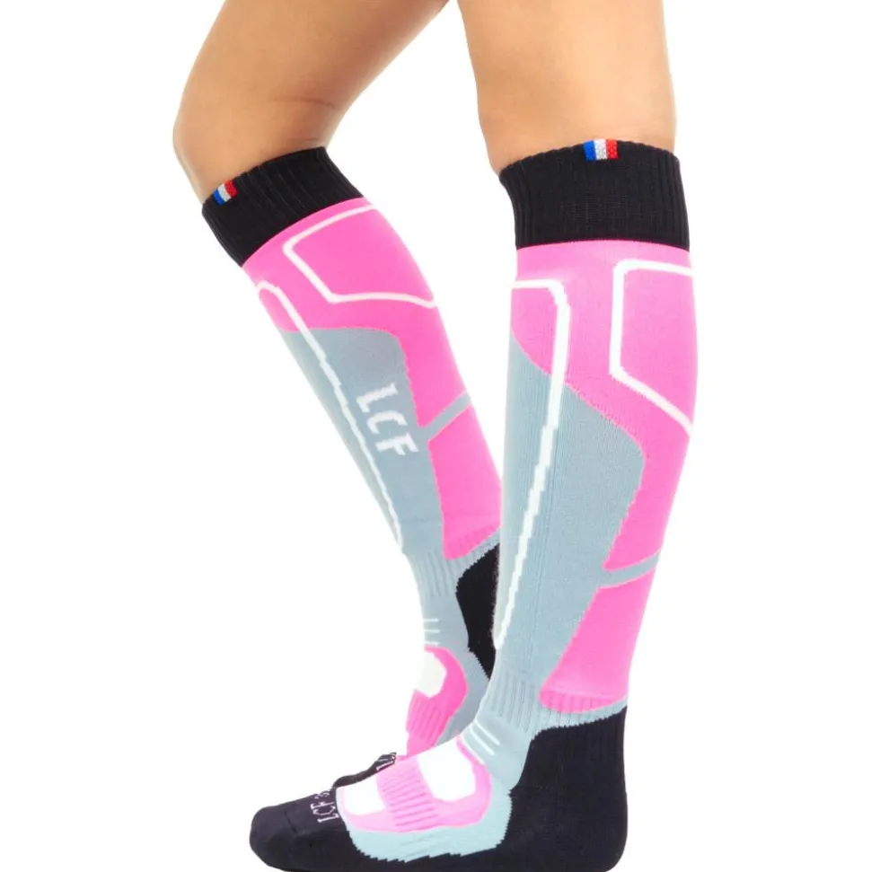 Chaussettes La Chaussette de France Grom's Rose