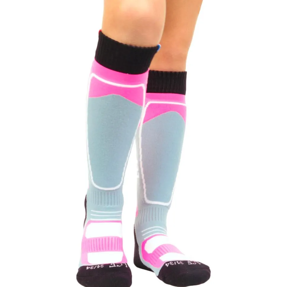 Chaussettes La Chaussette de France Grom's Rose