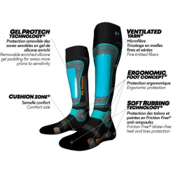 Chaussettes Monnet Gel Protech Blue