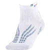 Chaussettes Monnet Socquette Run X-Light Blanc Gris