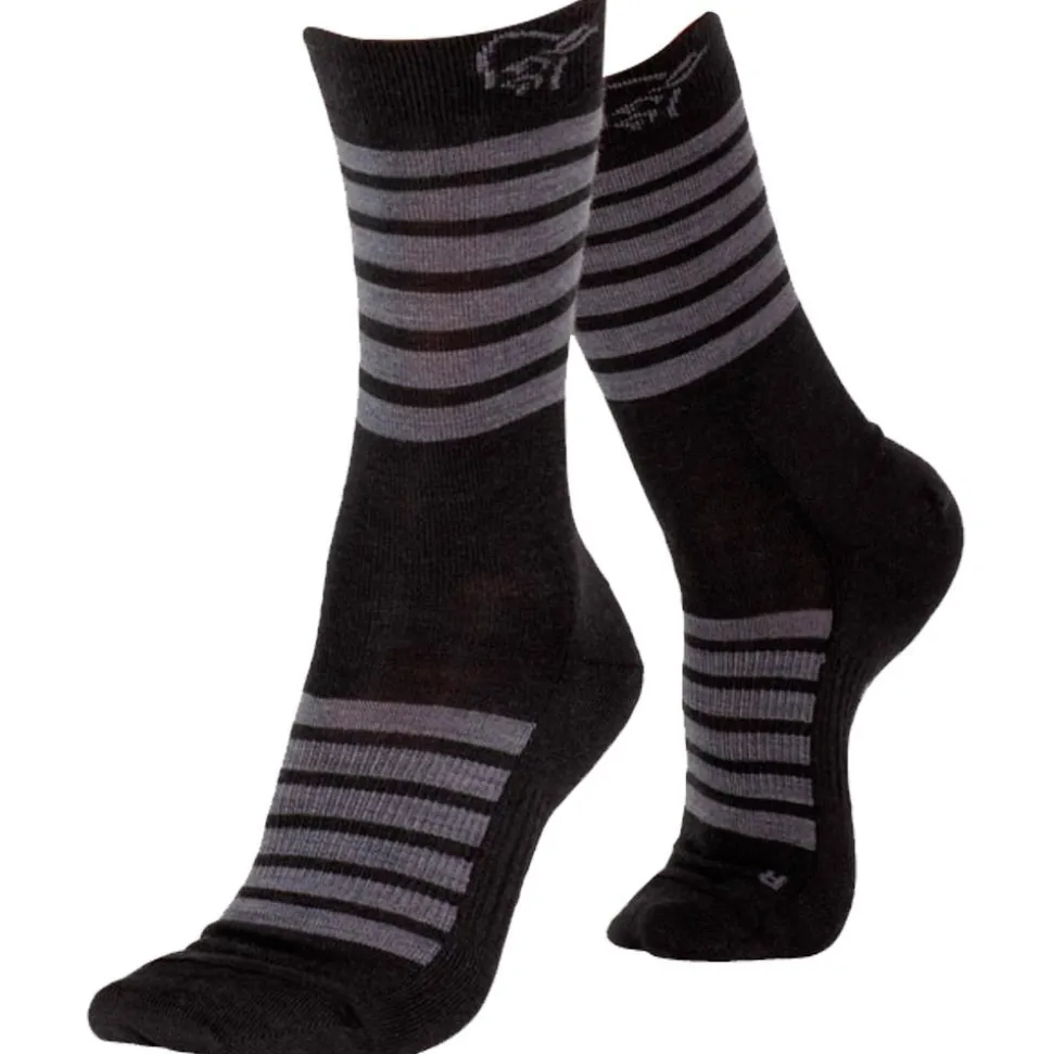 Chaussettes Norrona Falketind Light Weight Merino Socks Caviar