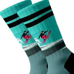 Chaussettes Pullin Long Socks Poetes