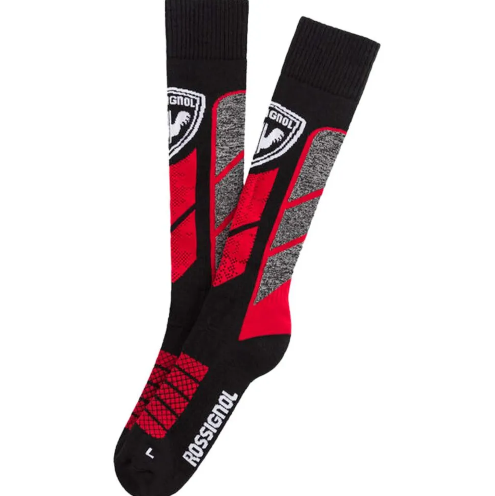Chaussettes Rossignol Thermotech 2P Black Red Blue
