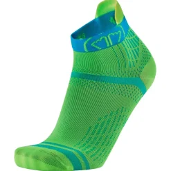 Chaussettes Sidas Run Feel Ankle Jaune Turquoise
