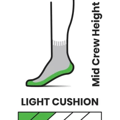 Chaussettes Smartwool M's Hike Light Cushion Mid Crew Black