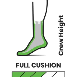 Chaussettes Smartwool M's Hike Full Cushion Crew Light Gray
