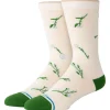 Chaussettes Stance Florals Socks Wildflower Crew Ivory
