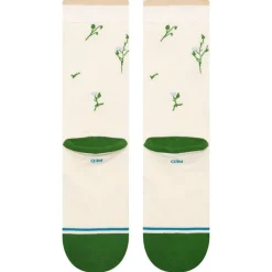 Chaussettes Stance Florals Socks Wildflower Crew Ivory