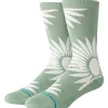 Chaussettes Stance Florals Socks Radial Brust Crew Seagreen
