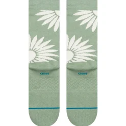 Chaussettes Stance Florals Socks Radial Brust Crew Seagreen