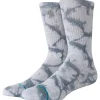 Chaussettes Stance Icon Crew Socks Dye Crew Grey