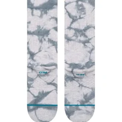 Chaussettes Stance Icon Crew Socks Dye Crew Grey
