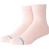 Chaussettes Stance Icon Quarter Socks Pink