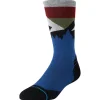 Chaussettes Stance Perf Hike Wool Crew Light Cushion Sock Cobalt