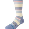 Chaussettes Stance Perf Run Womens Crew Light Cushion Sock Milo Blue