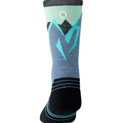 Chaussettes Stance Perf Run Wool Crew Light Cushion Sock Icy Mountain Indigo