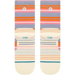 Chaussettes Stance Perf Run Womens Crew Mid Cushion Sock Lennon Blue