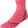 Chaussettes Stance Perf Run Womens Quarter Ultralight Cushion Sock Variegated Pink