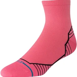 Chaussettes Stance Perf Run Womens Quarter Ultralight Cushion Sock Variegated Pink