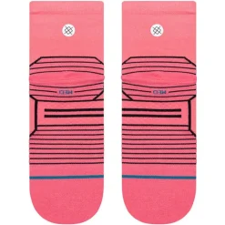 Chaussettes Stance Perf Run Womens Quarter Ultralight Cushion Sock Variegated Pink