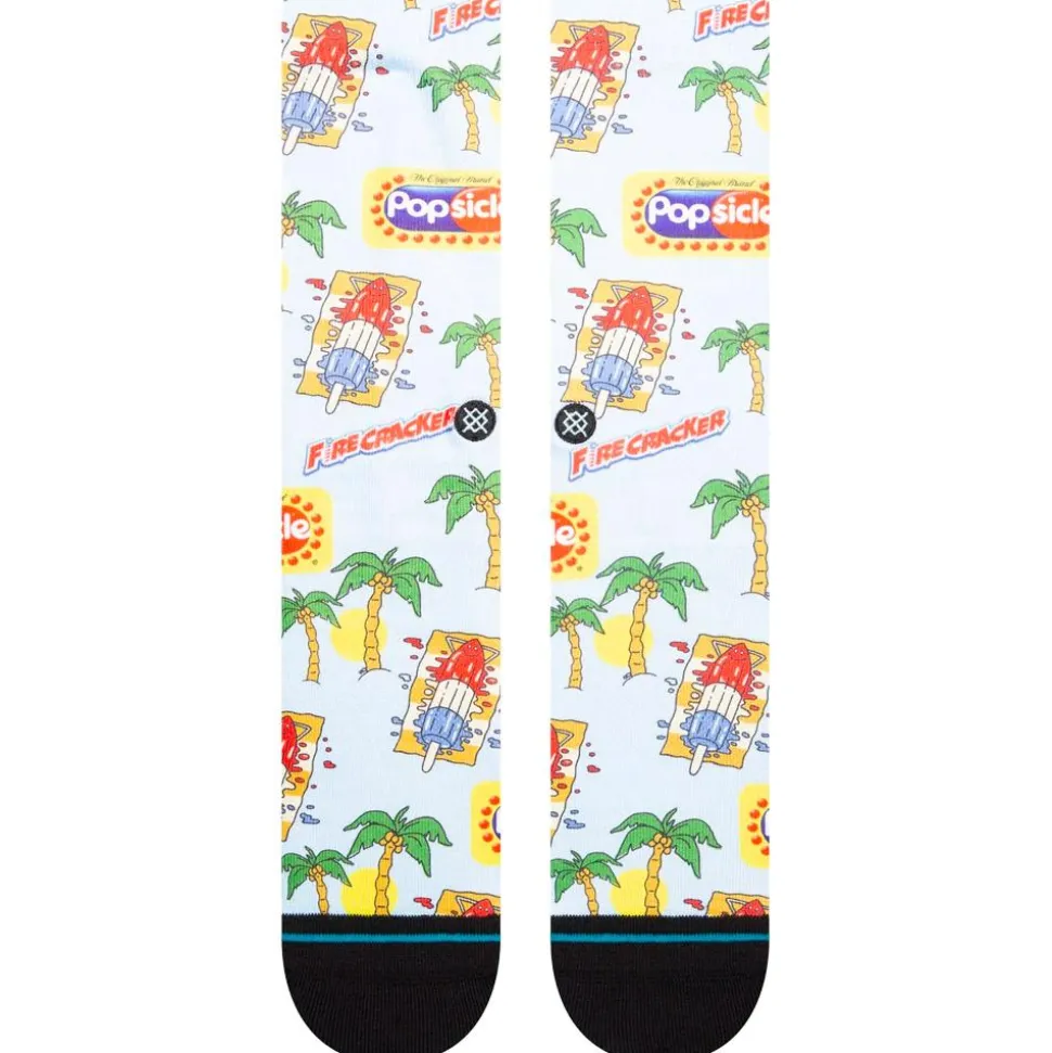 Chaussettes Stance Print & Pattern Socks Pops Crew Lightblue
