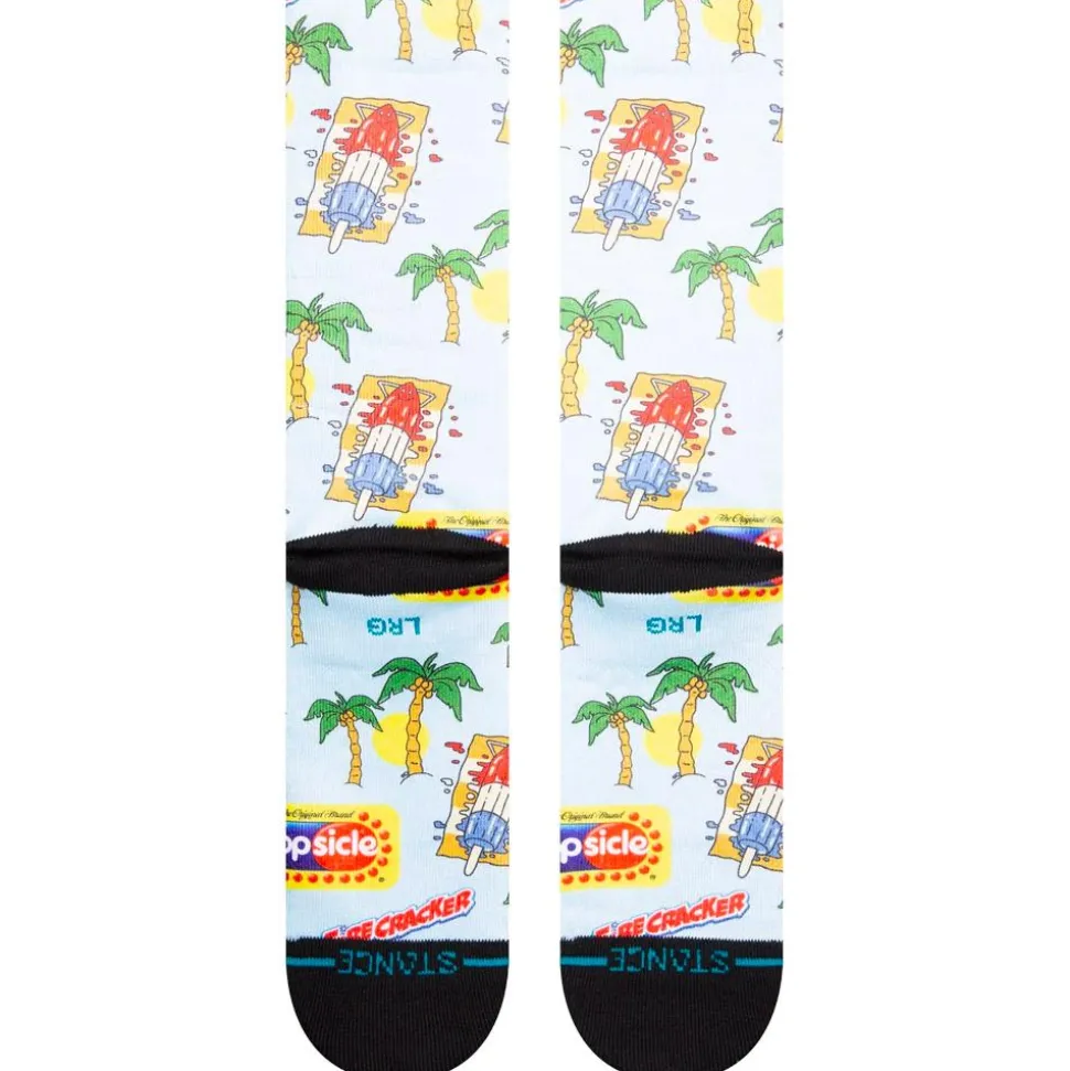 Chaussettes Stance Print & Pattern Socks Pops Crew Lightblue