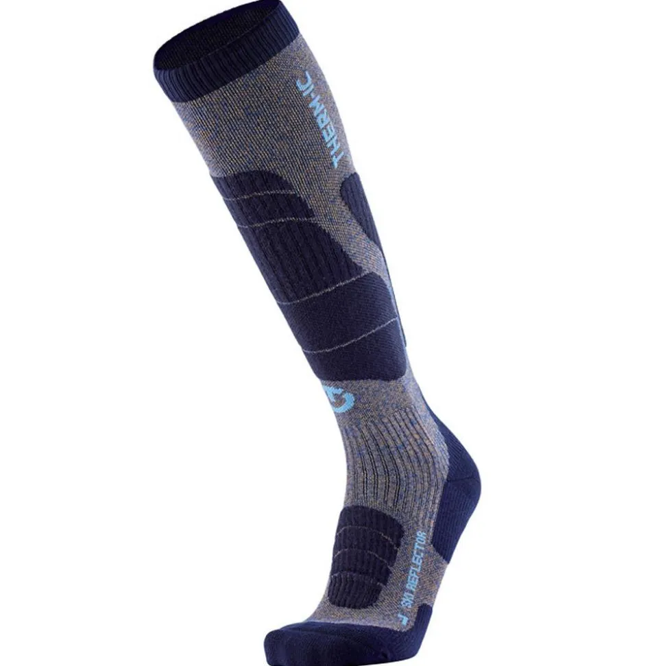 Chaussettes Therm-Ic Ski Merino Reflector Men Blue Gold